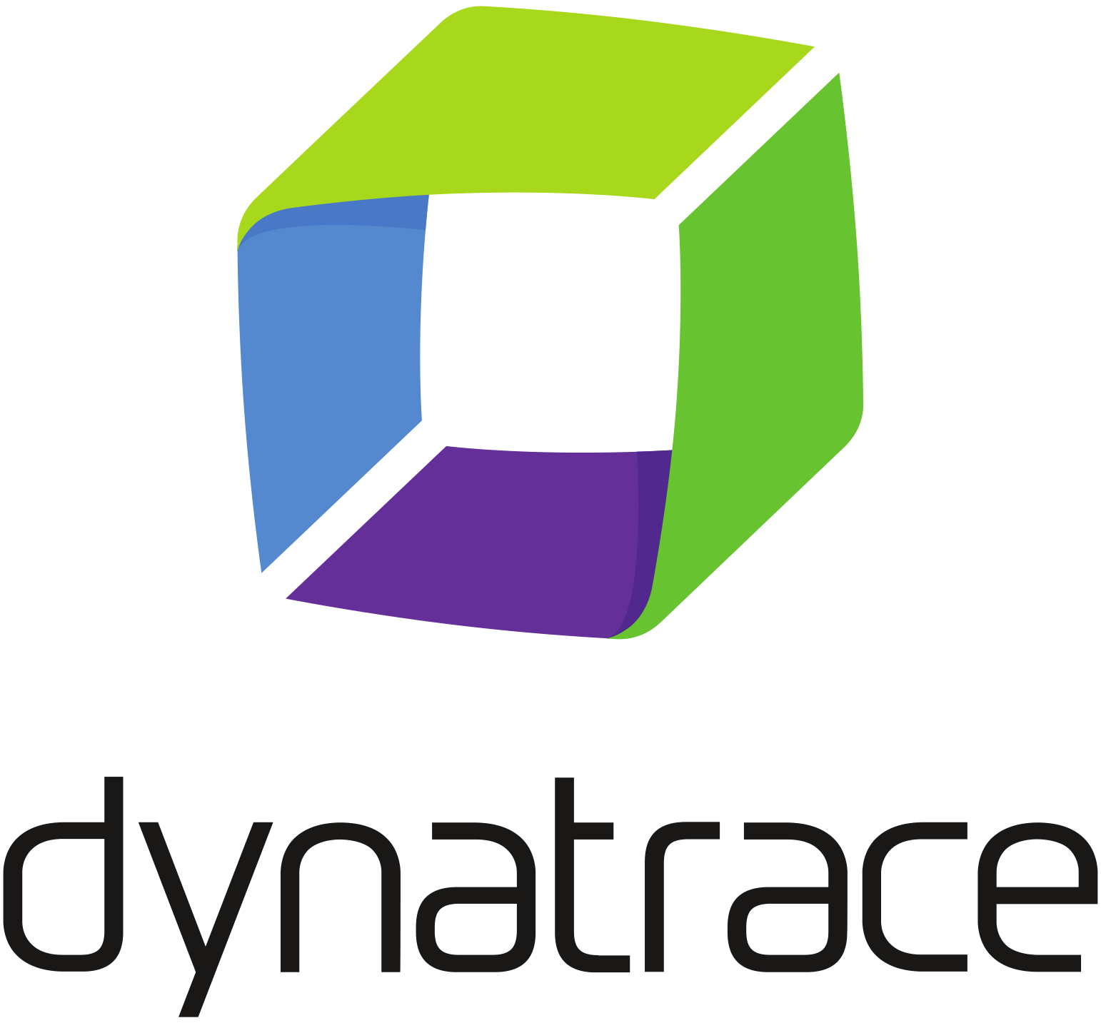 Sponsor logo - Dynatrace, blue, green, purple